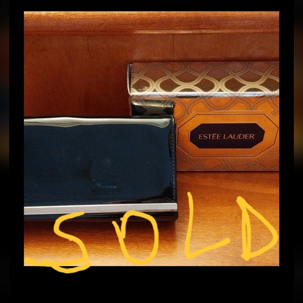 Brand New Estee Lauder Black Clutch Sold As Gift For Bundle.